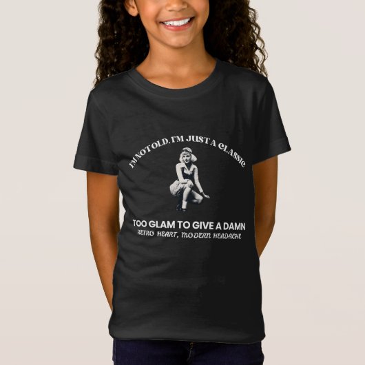 レトロハート、モダンアティテュード Tシャツ (正面)