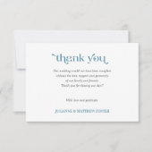 レトロハーフサークルホタテ結婚ロ サンキューカード (正面)