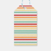 レトロハーフデイジーベビーシャワー ギフトタグ (裏面)