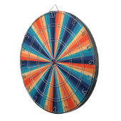 レトロハーフトーンデザイン ダーツボード (正面右)