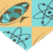 レトロハーレクイングローブトロッタテーブルクロス テーブルクロス (アングル)