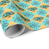 レトロハーレクイングローブトロッタラッピング紙 ラッピングペーパー (ロールコーナー)