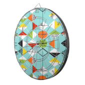 レトロハーレクインパタンダーツボード ダーツボード (正面右)