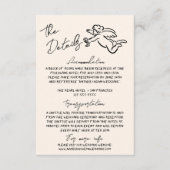 レトロハ書ンドク描ピッ結婚ドの詳細 エンクロージャーカード (正面)