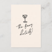 レトロハ書ンドク描ピッ結婚ドの詳細 エンクロージャーカード (裏面)