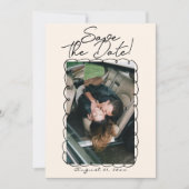 レトロハ書ンドサ描ンパ結婚ン写真 セーブザデート (正面)