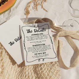 レトロハ書ンドフレモダンー結婚ムの詳細 エンクロージャーカード