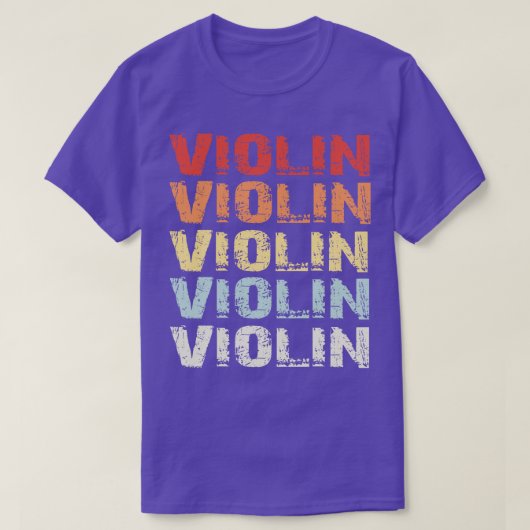 レトロバイオリン1 Tシャツ (デザイン正面)