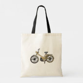 レトロバイカー トートバッグ (裏面)