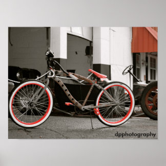 レトロバイクのポスター ポスター