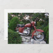 レトロバイクはがき ポストカード (正面/裏面)