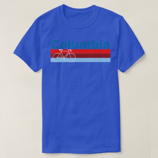 レトロバイクコロンビアミズーリ Tシャツ (デザイン正面)