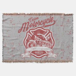 レトロバイクデザイン スローブランケット