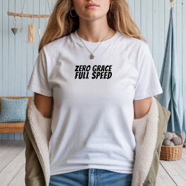 レトロバイク ガール アイロニー ブラック トライブレンドTシャツ