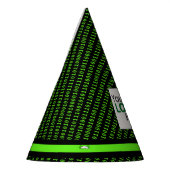 レトロバイナリコードがBlack Programmer'sで緑 パーティーハット (左)