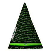 レトロバイナリコードがBlack Programmer'sで緑 パーティーハット (右)