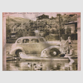 レトロバケーションタイムティッシュペーパー 薄葉紙