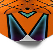 レトロバスケットボールポスター ポスター (角)