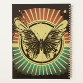 レトロバタフライスクールプランナースクールカレンダー プランナー手帳 (裏面)