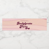 レトロバチェロレッテウォーターボトルラベル ペットボトルラベル (シングルラベル)