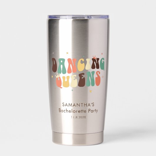 レトロバチェロレッテガールズウィークエンドキープサケ 保温保冷タンブラー (正面)