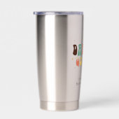 レトロバチェロレッテガールズウィークエンドキープサケ 保温保冷タンブラー (右面)