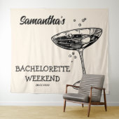 レトロバチェロレッテバックルモダンドカクテル タペストリー (インサイチュ(横))