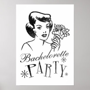 レトロバチェロレッテポスター ポスター
