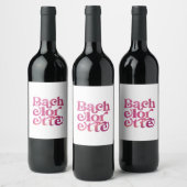 レトロバチェロレッテワインラベル ワインラベル (ボトル)