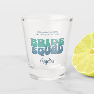レトロバチェロレッテ花嫁スクワッドブリーズメイド ショットグラス