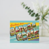 レトロバトルクリークミシガングリーティング ポストカード (スタンド正面)