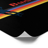 レトロバドミントン70および80sパーティー ポスター (角)