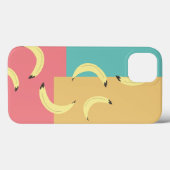 レトロバナナカラフル形状 Case-Mate iPhoneケース (裏面 (横))