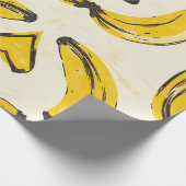 レトロバナナラッピング紙 ラッピングペーパー (角)