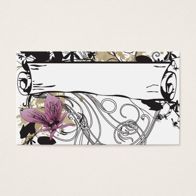 レトロバナープロファイルカード (正面)