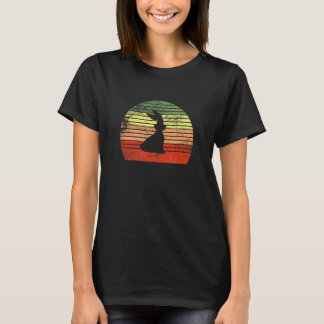 レトロバニー1980年からヴィンテージ動揺してスタイル Tシャツ