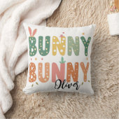 レトロバニー：バニー・バニー・ブリス クッション (ブランケット)