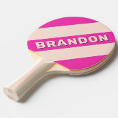 レトロバブはっきりしたルストライプガム名 卓球ラケット (正面アングル)