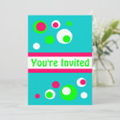 レトロバブルの招待 招待状 (スタンド正面)