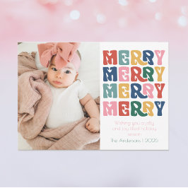 レトロバブルメリー文字 シーズンカード