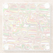 レトロバブルDigital Art ガラスコースター (裏面)