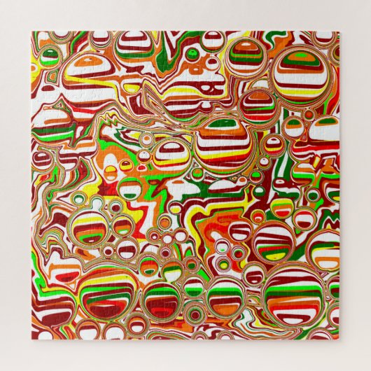 レトロバブルDigital Art ジグソーパズル (縦)