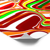 レトロバブルDigital Art ポスター (角)