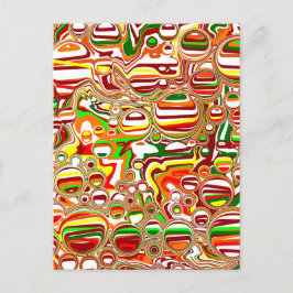 レトロバブルDigital Art ポストカード