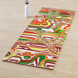 レトロバブルDigital Art ヨガマット