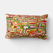 レトロバブルDigital Art ランバークッション (裏面)