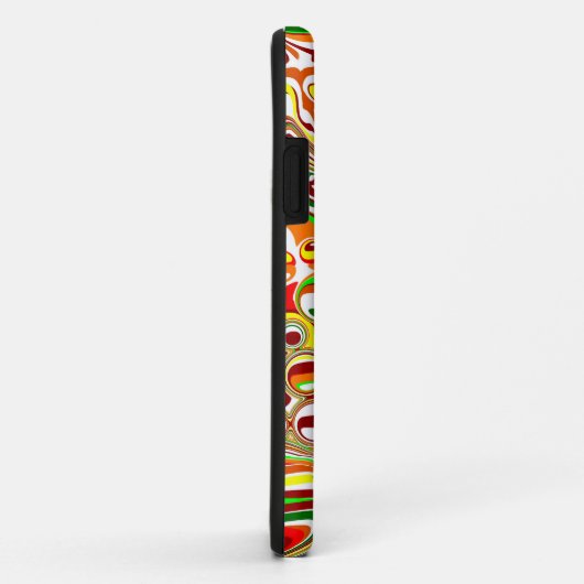 レトロバブルDigital Art Case-Mate iPhoneケース (裏面/右)