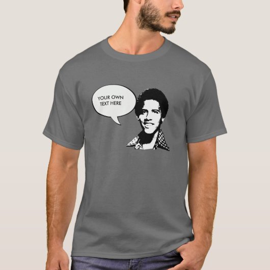 レトロバラック・オバマ Tシャツ (正面)