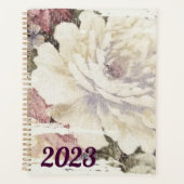 レトロバラ表皮デザイン プランナー手帳 (正面)