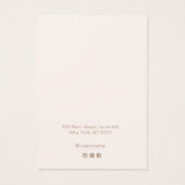 レトロバラ金ゴールドシークインズイヤリングディスプレイカード (裏面)